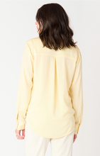 Load image into Gallery viewer, LEMON FLOWY SATIN BLOUSE