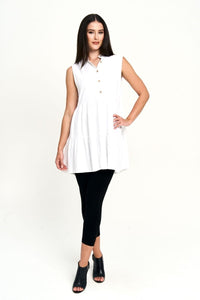 TIERED RUFFLE TUNIC