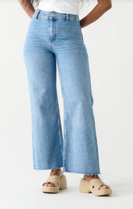 HIGH WAISTED CULOTTE JEANS