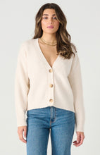 Load image into Gallery viewer, SEA SALT MELANGE BUTTON CARDIGAN