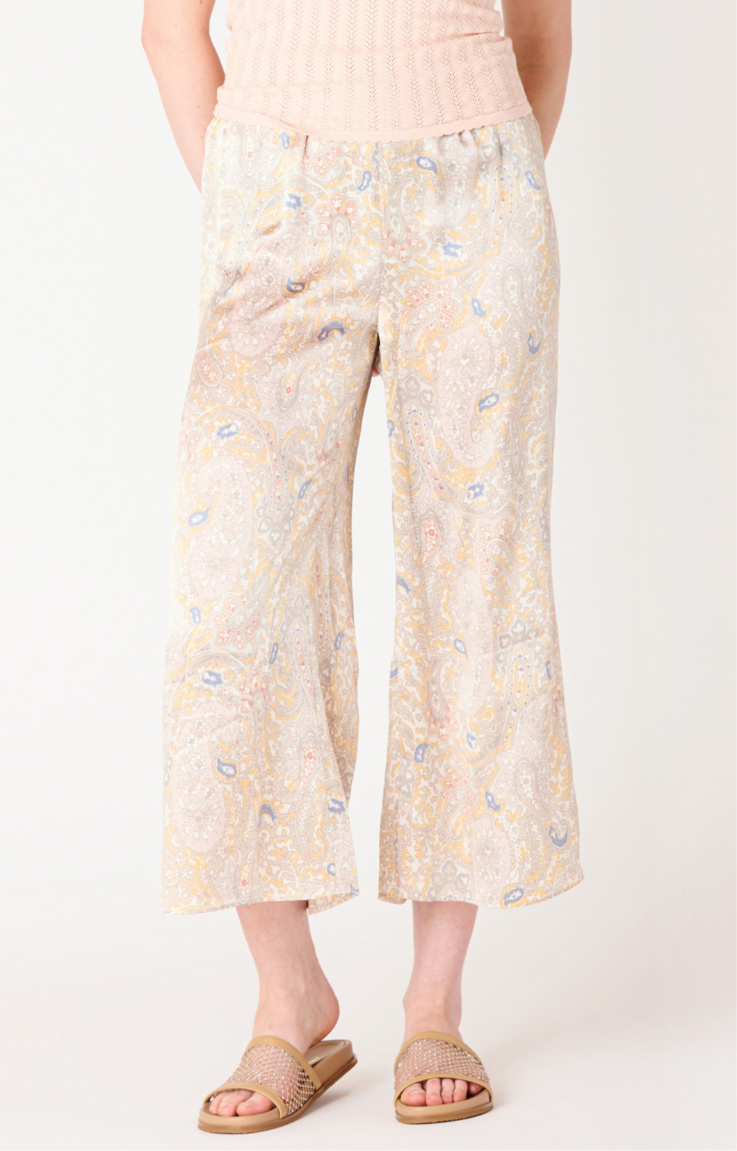 PAISLEY WIDE LEG FLOWY PANT