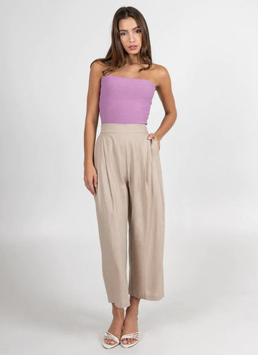 LINEN BLEND PANTS