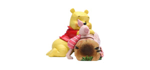 POOH & PIGLET ON LOG